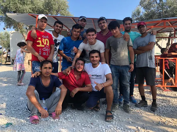 Group photo on Lesvos